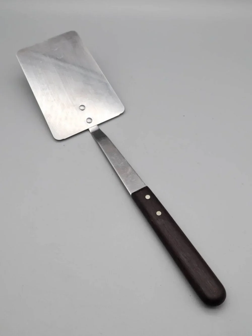 Vtg Imperial Ware Vanadium Stainless Steel & Wood Spatula Flipper Turner USA